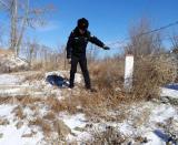 呼和浩特鐵路公安處賁紅車站派出所開展線路巡查專項