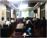 中鐵二十局市政公司蒙華鐵路項目組織觀看專題片《天