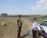 十八臺車站派出所開展愛路護路宣傳