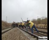 集通鐵路白旗工務(wù)段集中換軌為站線強(qiáng)筋健骨